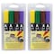 Marvy Uchida Fine Tip Chalk Markers, Set 4M, 4 Metallic Colors Per Pack, 8PK 4804D - alternate 1